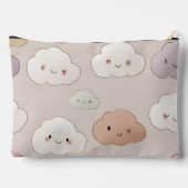 Gepersonaliseerde Schattigee kawaii pastel lachend Etui (Achterkant)