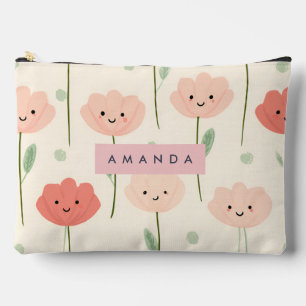 Gepersonaliseerde Schattigee Kawaii Pastel Smiling Etui