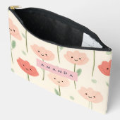 Gepersonaliseerde Schattigee Kawaii Pastel Smiling Etui (Open)