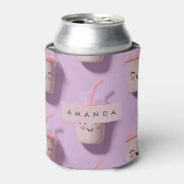Gepersonaliseerde Schattigee Kawaii Pastel Smoothi Blikjeskoeler