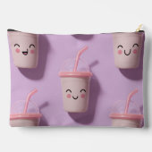 Gepersonaliseerde Schattigee Kawaii Pastel Smoothi Etui (Achterkant)