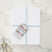 Gepersonaliseerde Schattigee Kerst Gingerbread Hou Cadeaulabel (Met Touw)