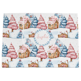 Gepersonaliseerde Schattigee Kerst Gingerbread Hou Groot Cadeauzakje