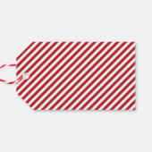 Gepersonaliseerde Schattigee kerstpinguïns Cadeaulabel (Achterkant Horizontaal)