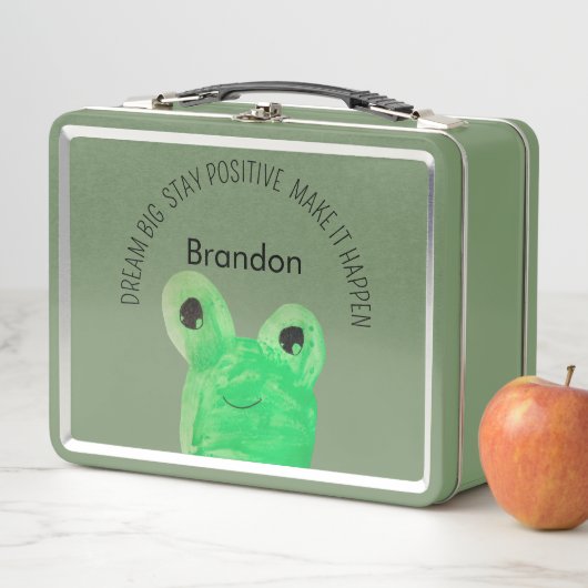 Gepersonaliseerde Schattigee kikker inspirerend qu (In situ)