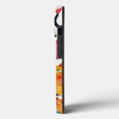 Gepersonaliseerde Schattigee Kittens en bloemenpat Case-Mate iPhone Case (Achterkant / Links)