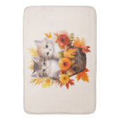 Gepersonaliseerde Schattigee Kittens Katten in Man Badmat (Voorkant Verticaal)