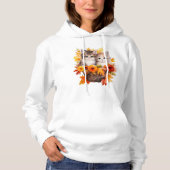 Gepersonaliseerde Schattigee Kittens Katten in Man Hoodie (Voorkant)