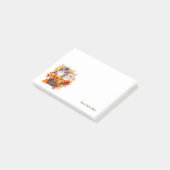 Gepersonaliseerde Schattigee Kittens Katten in Man Post-it® Notes (Schuin)