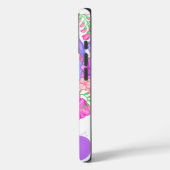 Gepersonaliseerde Schattigee Kleurrijke Bloemen Ee Case-Mate iPhone Case (Achterkant / Links)