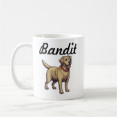 Gepersonaliseerde Schattigee Labrador Retriever Ko Koffiemok (Links)