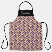 Gepersonaliseerde, Schattigee Leopard Pattern Tumb Schort (Voorkant)
