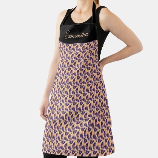 Gepersonaliseerde, Schattigee Leopard Pattern Tumb Schort (Insitu)
