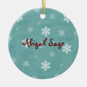 Gepersonaliseerde Schattigee luipaard Appaloosa ~  Keramisch Ornament (Voorkant)