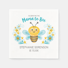 Gepersonaliseerde Schattigee Mama to Bee Baby show Servet