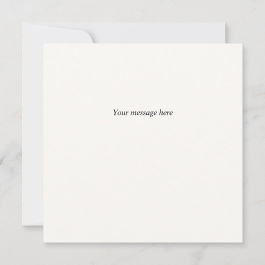 Gepersonaliseerde Schattigee Mubarak Gefeliciteerd Bedankkaart (Achterkant)