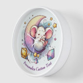 Gepersonaliseerde Schattigee muis slapen op een ha (Hoek)