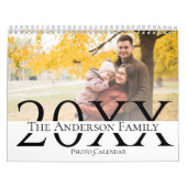 Gepersonaliseerde Schattigee Multi Family Foto's J Kalender (Hoes)