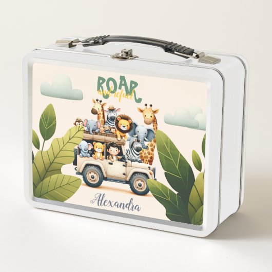 Gepersonaliseerde Schattigee Oerwoud Dieren Kinder (Voorkant)