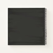 Gepersonaliseerde Schattigee paar bruiloft | Gaste Notitieboek (Achterkant)