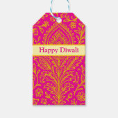Gepersonaliseerde Schattigee Paisley Floral Print  Cadeaulabel (Voorkant)