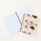 Gepersonaliseerde Schattigee Pastel Chocolate & Ma Notitieboek (Binnen)