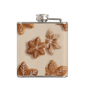 Gepersonaliseerde Schattigee pastel Gingerbread Co Heupfles (Achterkant)