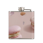 Gepersonaliseerde Schattigee Pastel Macaron Amande Heupfles (Achterkant)