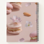 Gepersonaliseerde Schattigee Pastel Macaron Amande Notitieboek (Achterkant)