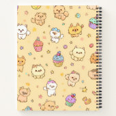 Gepersonaliseerde Schattigee pastel Puppies Patroo Notitieboek (Achterkant)