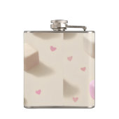 Gepersonaliseerde Schattigee pastelchocolade en ma Heupfles (Achterkant)