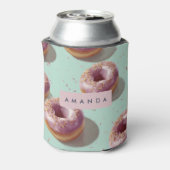 Gepersonaliseerde Schattigee Pasteldonuts & Sprink Blikjeskoeler (Blikje Achterkant)