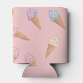 Gepersonaliseerde Schattigee pastelijs Blikjeskoeler (Achterkant)