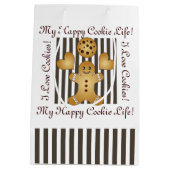 Gepersonaliseerde Schattigee peperkoek Man Cookie  Medium Cadeauzakje (Achterkant)