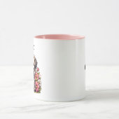 Gepersonaliseerde Schattigee Pug Puppy Dog Mok (Midden)