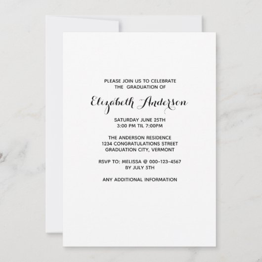 Gepersonaliseerde Schattigee Puppy Dog Afstuderen  Kaart (Achterkant)