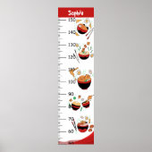 Gepersonaliseerde Schattigee Ramen Groei Grafiek Poster (Voorkant)