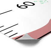 Gepersonaliseerde Schattigee Ramen Groei Grafiek Poster (Hoek)