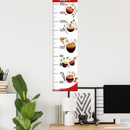 Gepersonaliseerde Schattigee Ramen Groei Grafiek Poster (Thuiskantoor)