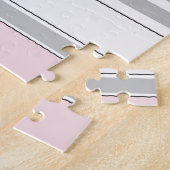 Gepersonaliseerde Schattigee Retro Kleurrijke Lama Legpuzzel (Zijkant)