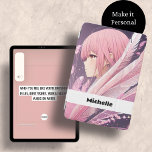 Gepersonaliseerde Schattigee Roze Anime Meisje iPa iPad Mini Cover<br><div class="desc">Bescherm uw iPad in stijl met ons Schattigee Pink Anime Girl-Hoesje met grillige veren. Maak het persoonlijk door jouw naam toe te voegen of personaliseer het als een geschenk voor een speciaal iemand.</div>