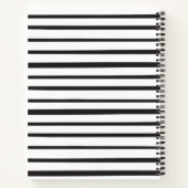 Gepersonaliseerde Schattigee roze panda Notitieboek (Achterkant)