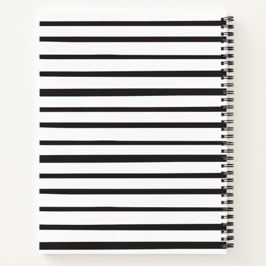 Gepersonaliseerde Schattigee roze panda Notitieboek (Achterkant)