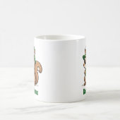 Gepersonaliseerde Schattigee St. Patrick's Day Eek Koffiemok (Center)