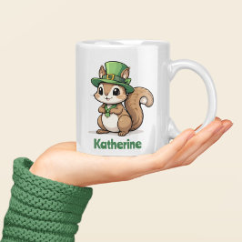 Gepersonaliseerde Schattigee St. Patrick's Day Eek Koffiemok