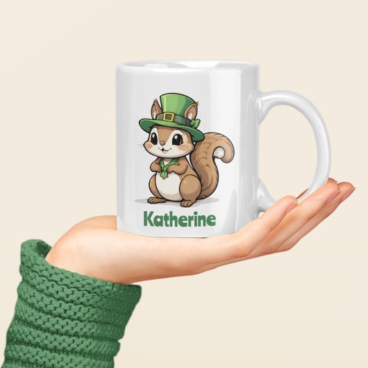 Gepersonaliseerde Schattigee St. Patrick's Day Eek Koffiemok