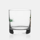 Gepersonaliseerde Schattigee St. Patrick's Day Eek Whisky Glas (Rechts)