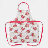 Gepersonaliseerde Schattigee & Sweet Cakes Love Qu Schort (Voorkant)