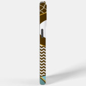 Gepersonaliseerde Schattigee Uil Moorse Tegel en Z Case-Mate iPhone Case (Achterkant / Rechts)