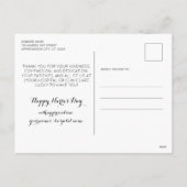 Gepersonaliseerde Schattigee Verpleegkunde Dank u  Feestdagenkaart (Achterkant)